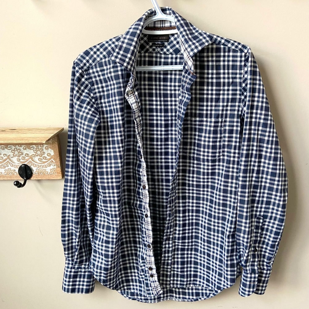Zara tailored fit shirt M